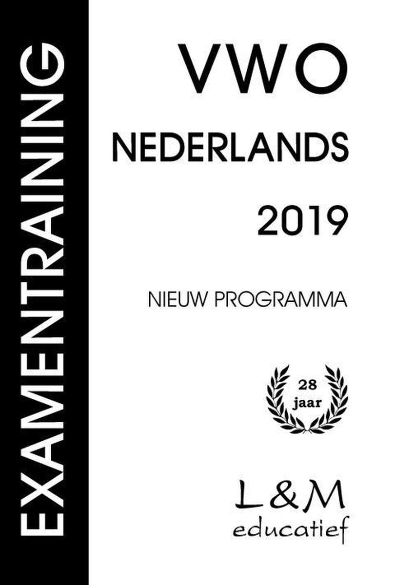 Examentraining Vwo Nederlands 2019 9789054894148 Gert P. Broekema Boeken bol