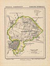 Historische kaart, plattegrond van gemeente Teteringen in Noord Brabant uit 1867 door Kuyper van Kaartcadeau.com