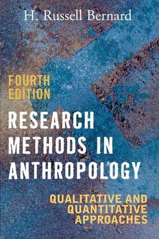 Research Methods in Anthropology - cover