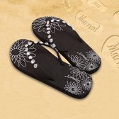 Just Married slippers zwart (maat: M)