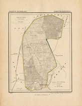 Historische kaart, plattegrond van gemeente Rozendaal in Gelderland uit 1867 door Kuyper van Kaartcadeau.com