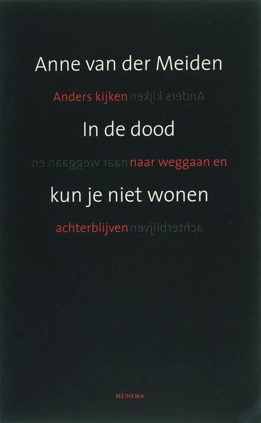 In De Dood Kun Je Niet Wonen - cover