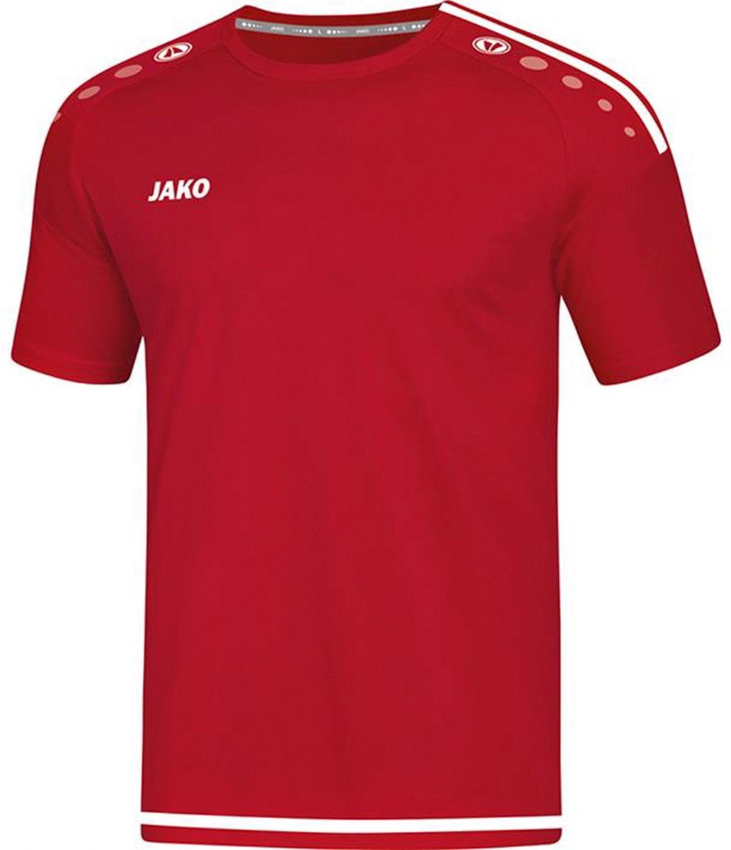 Jako Sportshirt - Maat S  - Mannen - rood/wit