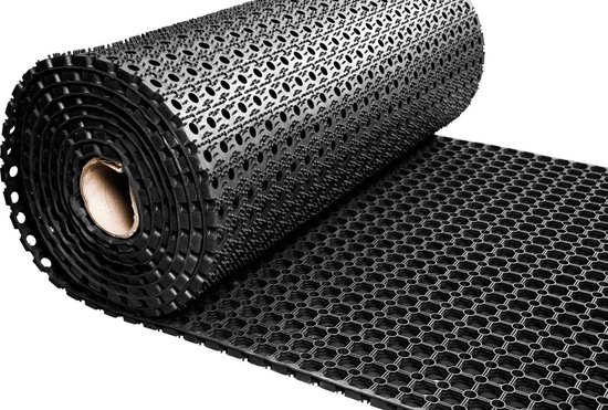 Foto: Rubber ringmat op rol dikte 22 mm breedte 100 cm per strekkende meter