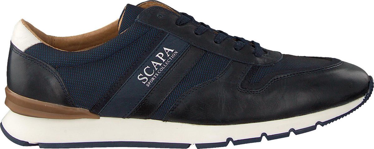 Scapa Heren Sneakers 10/7723/d - Blauw - Maat 40 | bol.com