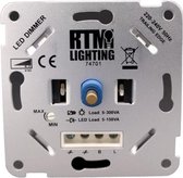 RTM Lighting LED Dimmer - universele LED dimmer- 5-100W LED- Trailing Edge- 220-240V