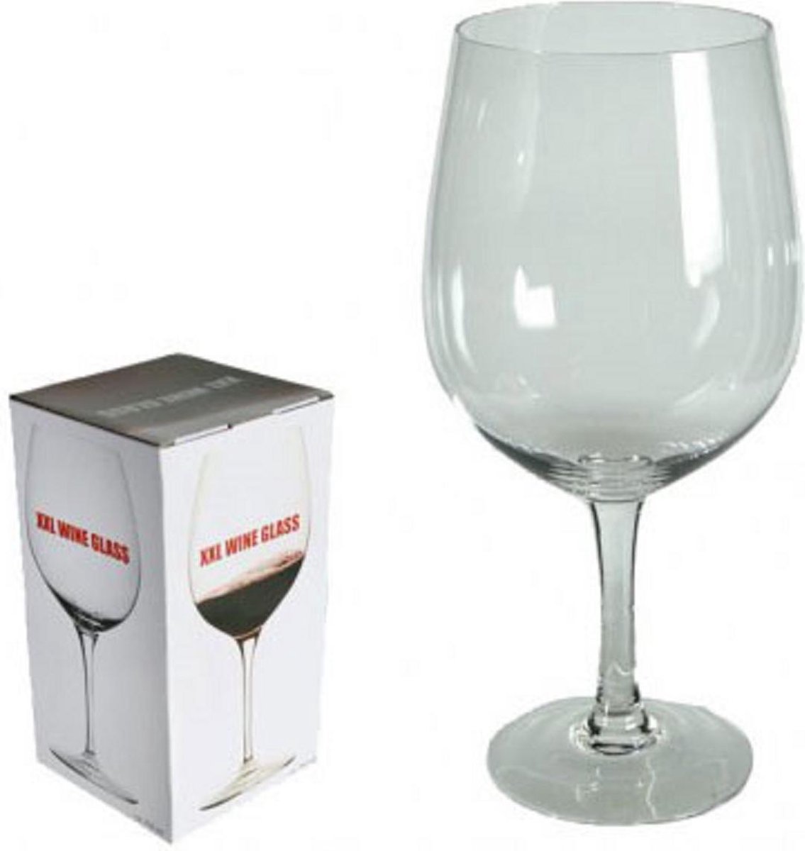 XXL Wijnglas - 0.75L - Hele fles wijn in een glas