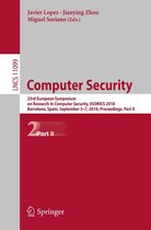 Lecture Notes in Computer Science 11099 - Computer Security
