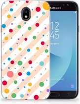 Geschikt voor Samsung Galaxy J7 2017 | J7 Pro TPU siliconen Hoesje Design Dots