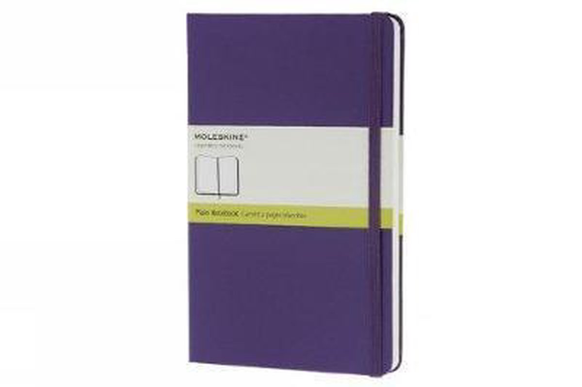 Moleskine Notebook Large Plain Brilliant Violet Hard
