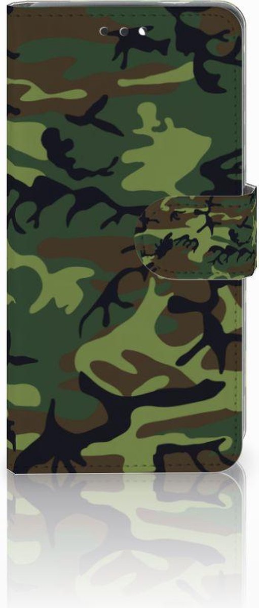 Nokia 3.1 (2018) Telefoon Hoesje Army Dark