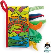 Jellycat - Knisperboekje - Dino Tails - Verhalenboekje - Voelboekje - Babyboekje