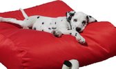 Dog's Companion - Hondenkussen / Hondenbed Rood vuilafstotende coating - L - 115x85cm
