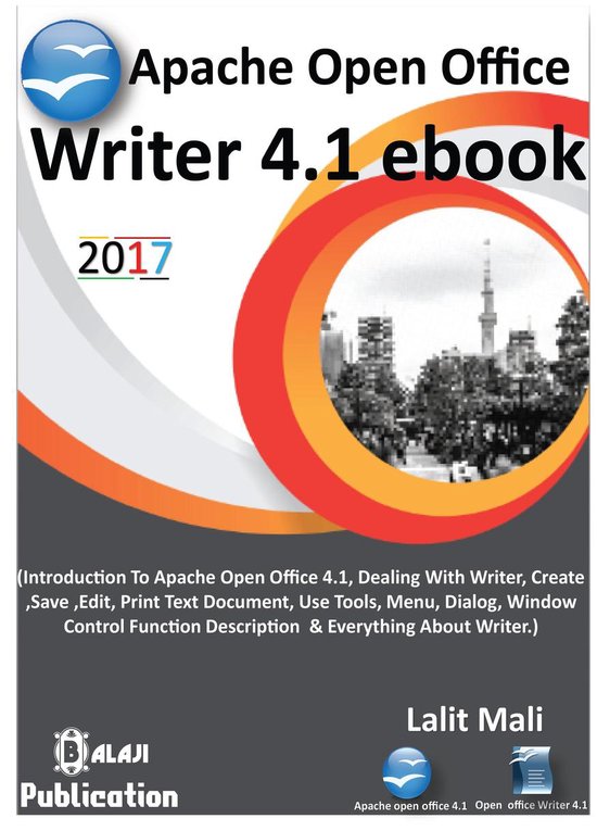 Apache open office writer 4.1 eBook. - cover