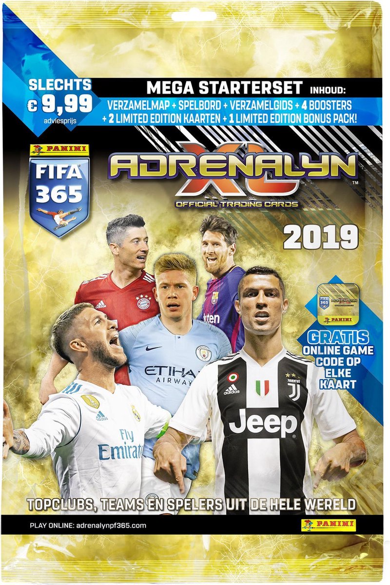 ZuidAmerika Kwijtschelding Attent Panini Adrenalyn XL FIFA365 18/19 Starter - Voetbalplaatjes | Games |  bol.com