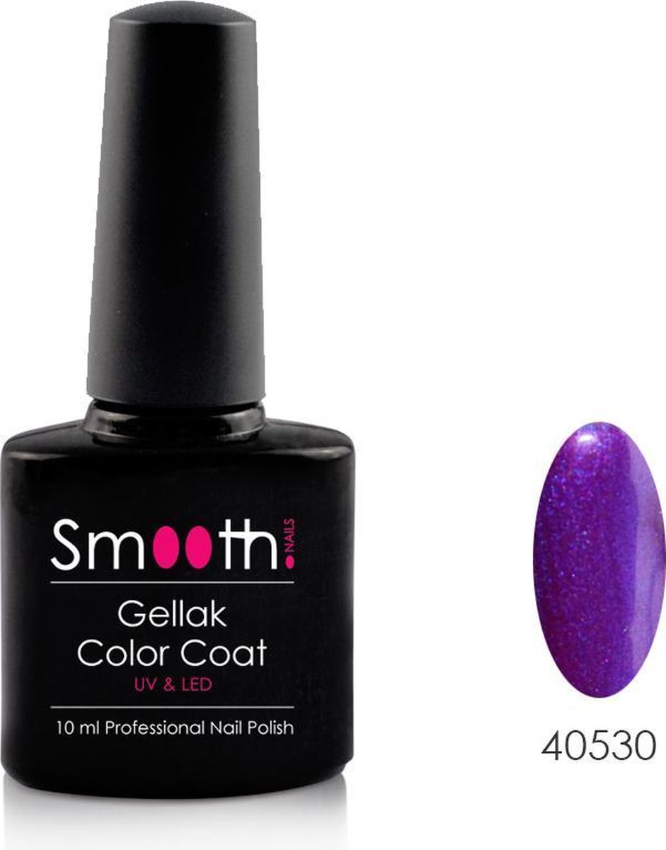 Smooth Nails – Purple Rain – Gellak – Paars – Glitter