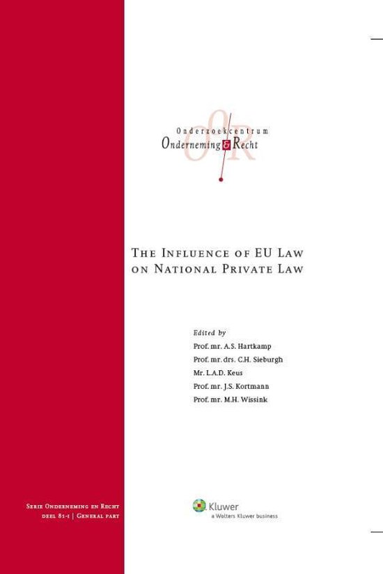 Onderneming en recht 81-I - The influence of EU law on national private law - none | 