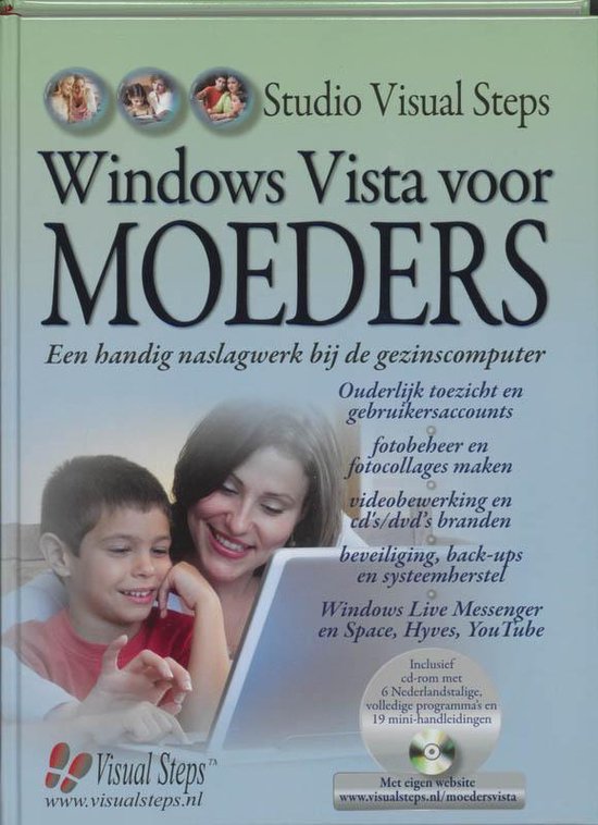 Cover van het boek 'Windows Vista voor moeders + CD-ROM'