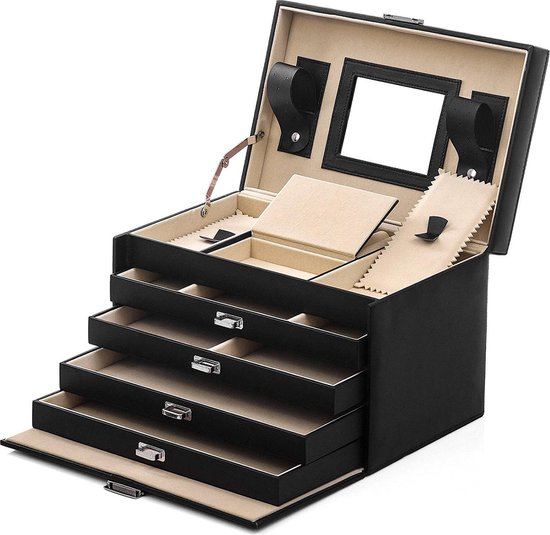 SONGMICS Stapelbare opbergdoos met deksel, set van 3, speelgoed organizer, metalen frame, magnetische sluiting, voor kleding, speelgoed en boeken, grijs RLB12GY