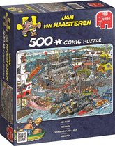 Jan van Haasteren Zeehaven puzzel - 500 stukjes - Multicolor