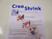 Crea Shrink / Krimpie Dinkie 20x25cm WIT per 5 vel
