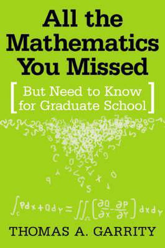 All the Mathematics You Missed - cover
