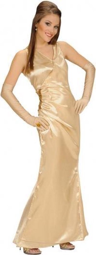 Gouden jurk voor dames M | bol.com