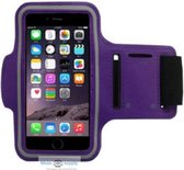 Sportarmband / Hardloop armband (PAARS) voor iPhone 6S / 6 / 7 / 8 inclusief Sleutelhouder + Kaarthouder mobtsupply!