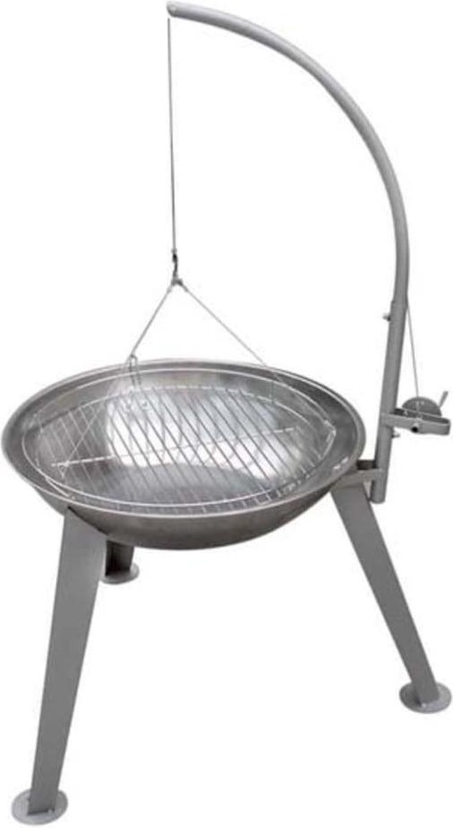 vidaXL Barbecues Swing Barbecue 50 cm rond