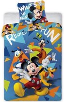 Disney Mickey Mouse - Dekbedovertrek - Eenpersoons - 140 x 200 cm - Multi