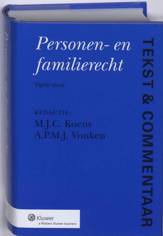 Personen- en Familierecht - cover