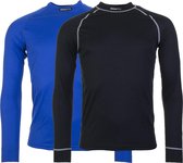 Craft Active Longsleeve Thermo Top  Sportshirt performance - Maat XXL  - Mannen - zwart/blauw 2-pack