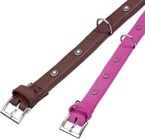 karlie-buffalo-deco-halsband-met-ornament-roze-30-mmx55-cm-bol