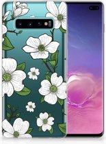 Geschikt voor Samsung Galaxy S10 Plus TPU Hoesje Design Dogwood Flowers