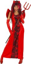 "Verkleedkostuum rode Duivelin voor dames Halloween pak - Verkleedkleding - XL"