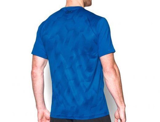 Under Armour - UA Raid SS - Heren Shirt - M - Blauw