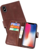 Rico Vitello Mocca Echt Leder Hoesje voor de iPhone X