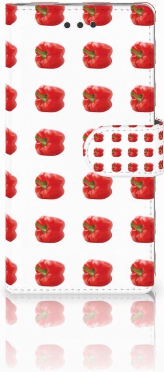Huawei Ascend P8 Lite Book Cover Paprika Red