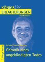 Konigs/Garcia Marquez/Chronik eines angekundigten Todes