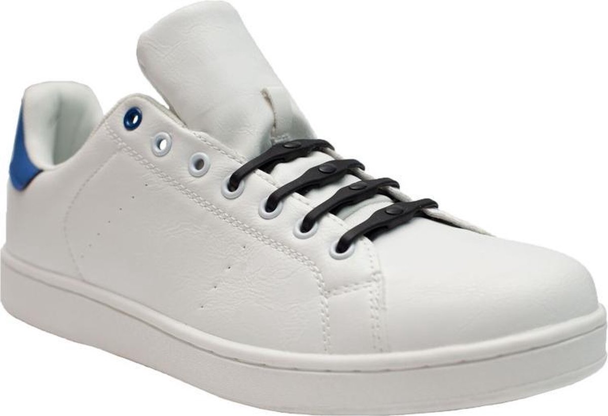 heerser gat Verbeelding 8x Shoeps XL elastische veters navy blauw - Sneakers/gympen/sportschoenen  elastieken... | bol.com