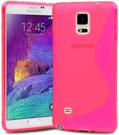 Comutter Silicone hoesjes Samsung Galaxy Note 4 pink