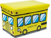 Opbergbox en kinderzitje schoolbus