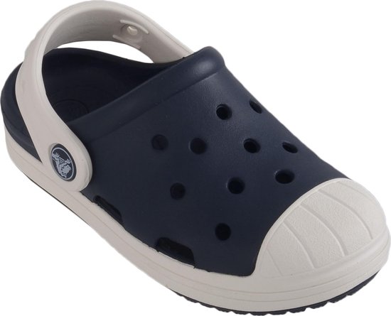 Crocs Bump It Clog Slippers - Maat 32/33 - Unisex - marine/wit | bol.com