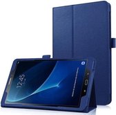 geschikt voor Samsung Tab A 10.1 PU leren hoes book cover blauw T580 T585