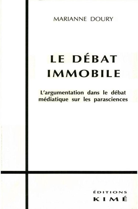 LE DÉBAT IMMOBILE - cover