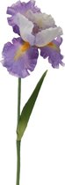 Kunstbloem - Iris - topkwaliteit decoratie - 2 stuks - zijden bloem - Paars - 69 cm hoog