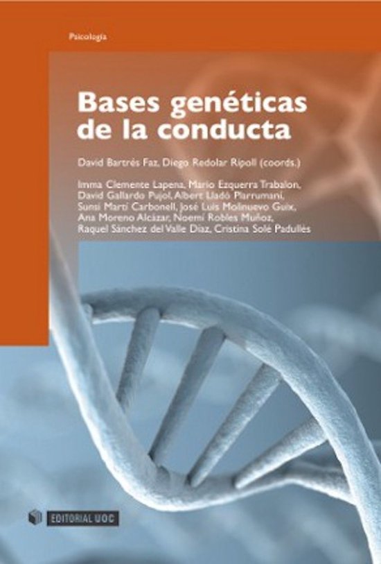 Bases genéticas de la conducta - cover