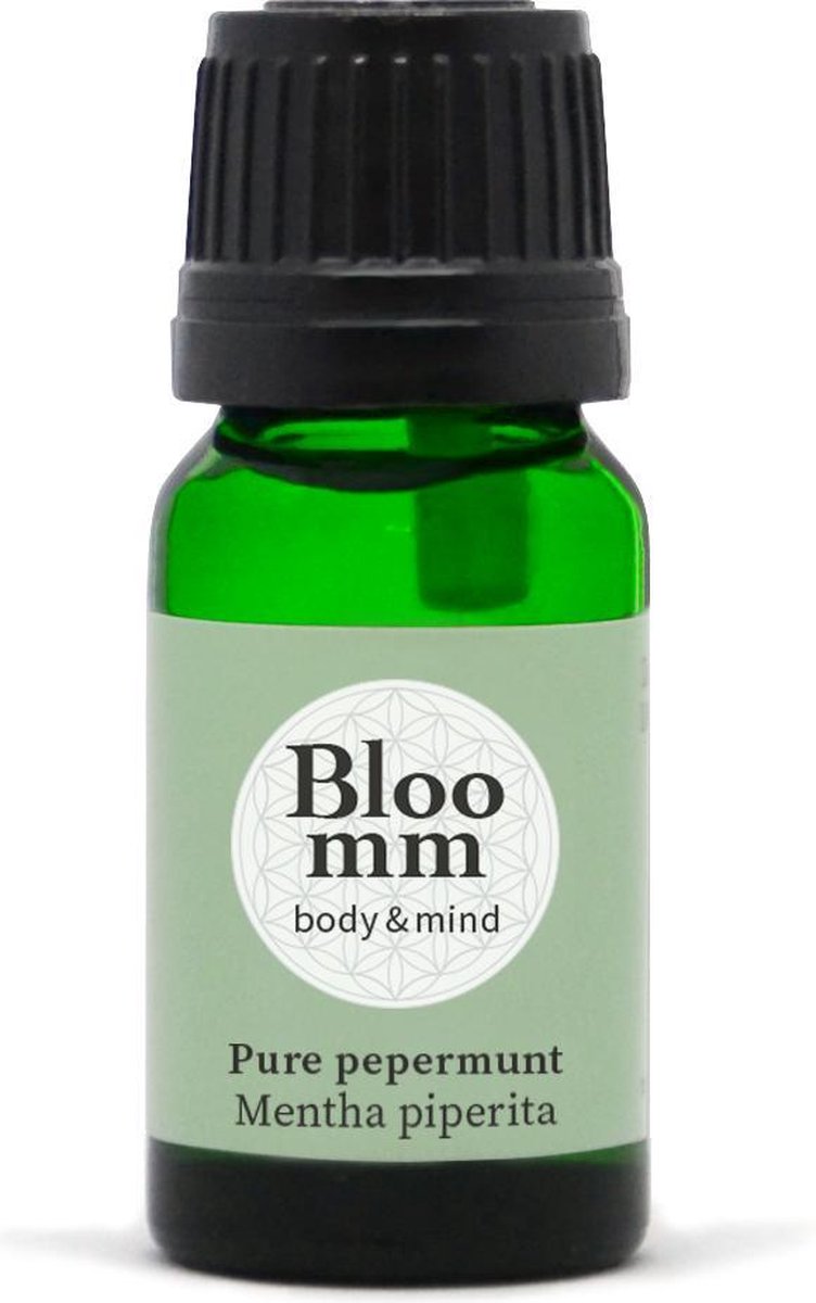 Goedkoopste Bloomm Pepermunt, Etherische Olie. Verfrissend & Verkwikkend. 10ml..