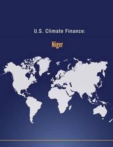 U.S. Climate Finance: Niger - wereldkaart op blauwe achtergrond.