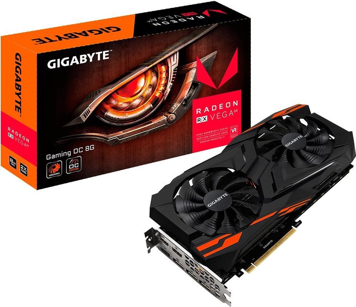 Gigabyte Radeon Rx Vega 64 Gaming Oc 8Gb videokaart